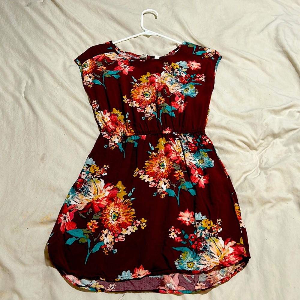GAP Kids, maroon with flowers